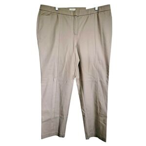 Chico's Women's Khaki SZ 3 XL So Slimming Taos Smooth Seam‎ Pants RV $119 NWT
